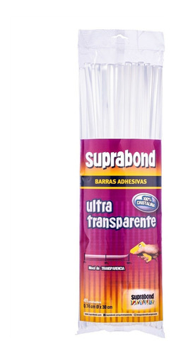 Barras adhesivas Hot Melt - ultra transparente 0,74x30 cm - 41 Unidades