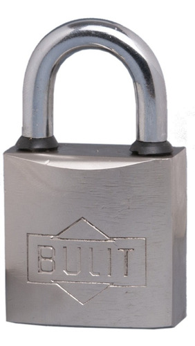 Candado reforzado de acero niquelado alta seguridad - 40 mm