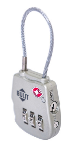 Candado de combinación TSA con cable