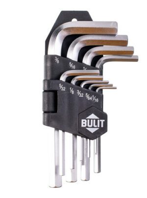 Set de llaves allen 9 piezas (mm) - cromo vanadio