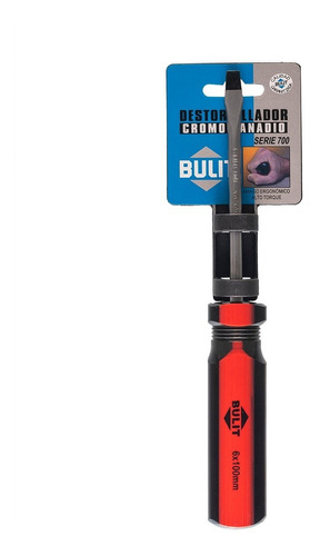 Destornillador plano 6x100 - cromo vanadio - serie 700
