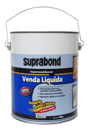 Venda líquida impermeabilizante - blanca - 4 Kg.