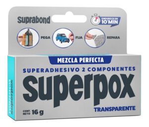 Superpox superadhesivo transparente - estuche 16 gr